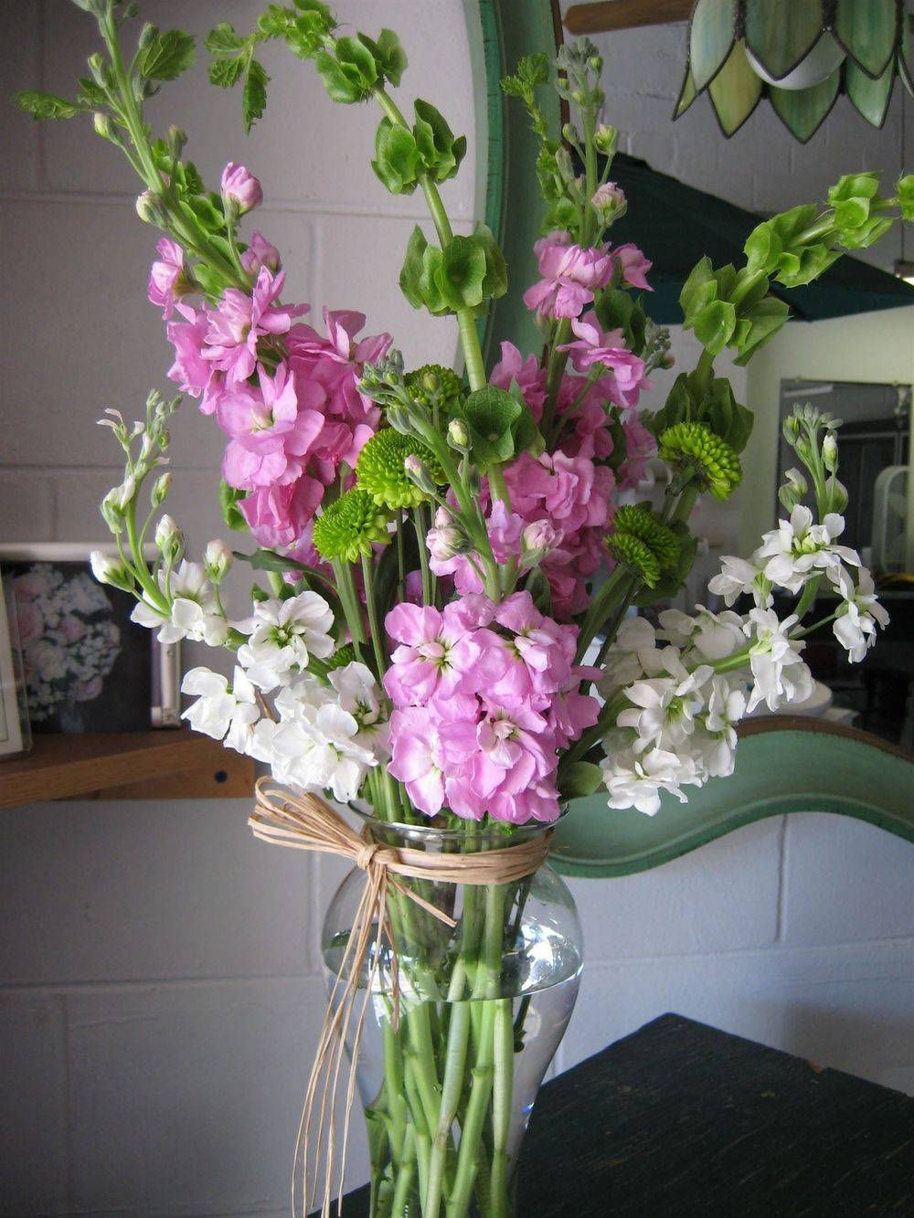 Mixed Stock with Bells of Ireland