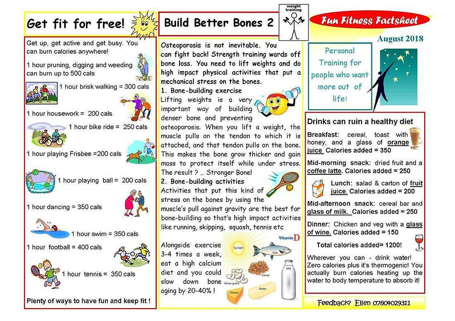 Exercise Fact File Factsheets