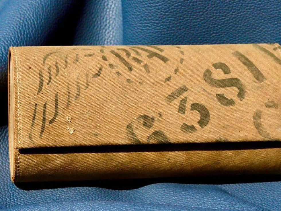 Vintage military canvas