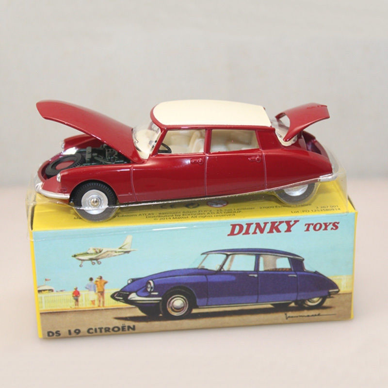 サムネイル： 1963年式 シトロエン DS19 セダン 可動部品 ニューアトラス ディンキーノレブ #530 スケール 1:43