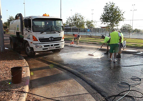 Paint spill Clean - City of Palmerston