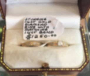 Stunning Matching 14 Carat Gold and Diamond Wedding Ring Set