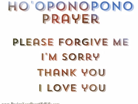 Ho'oponopono Prayer