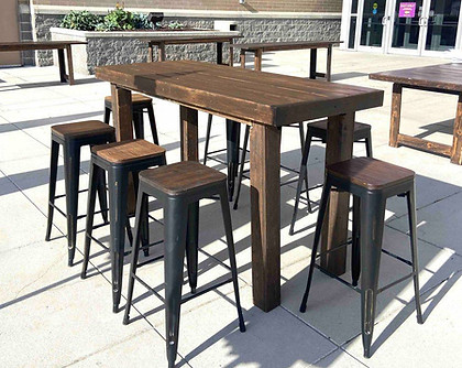 Rent Farmhouse Style Tables @ Allstar Party Renatas