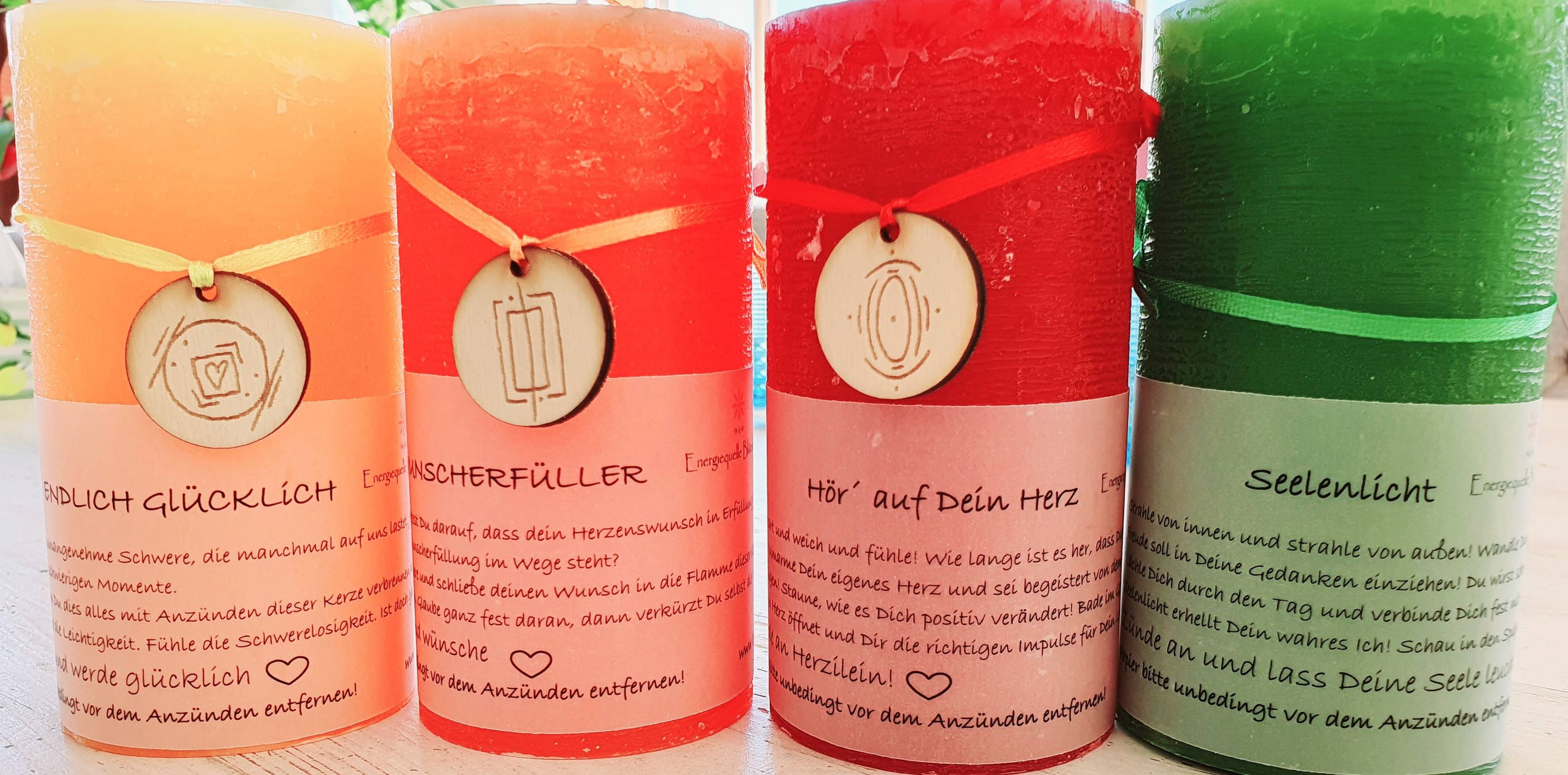 Frühlings-Set Heilsymbolkerzen