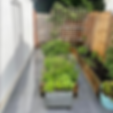 Small Garden Renovation, Porcelain Paving, Timber Sleeper Planters