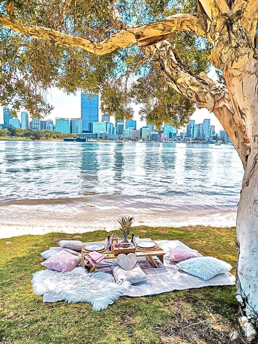 Premium Boho Picnic - Romantic Date Night Picnic for Two - Location: Swan River