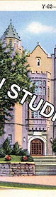 PCR 020 JONES HALL - YOUNGSTOWN COLLEGE ART POSTCARD