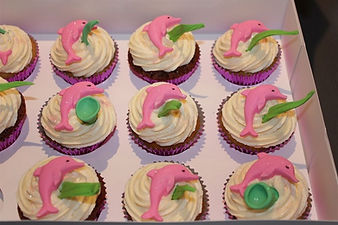 Dolphin Cup Cakes