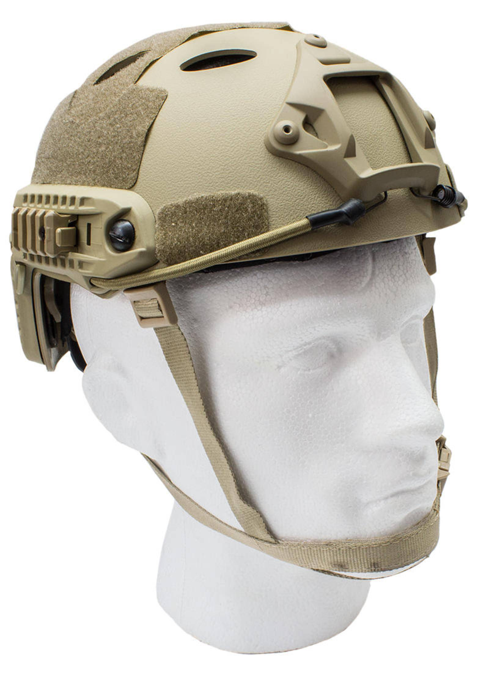 NP FAST RAILED HELMET TAN