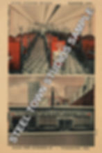PCR 080 Y-TOWN STAR OYSTER HOUSE ART POSTCARD