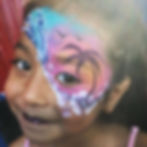 kinderschmink,girl design, meisjes schmink facepainting, face paint, kids