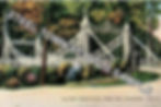 PCR 024 MILL CREEK PARK SUSPENSION BRIDGE ART POSTCARD