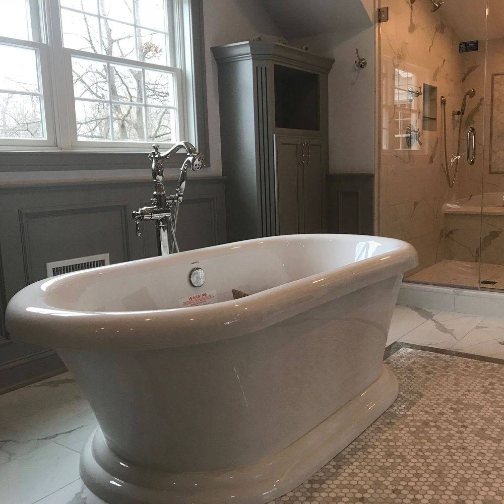 Bathroom remodel by Leddy Home Improvements