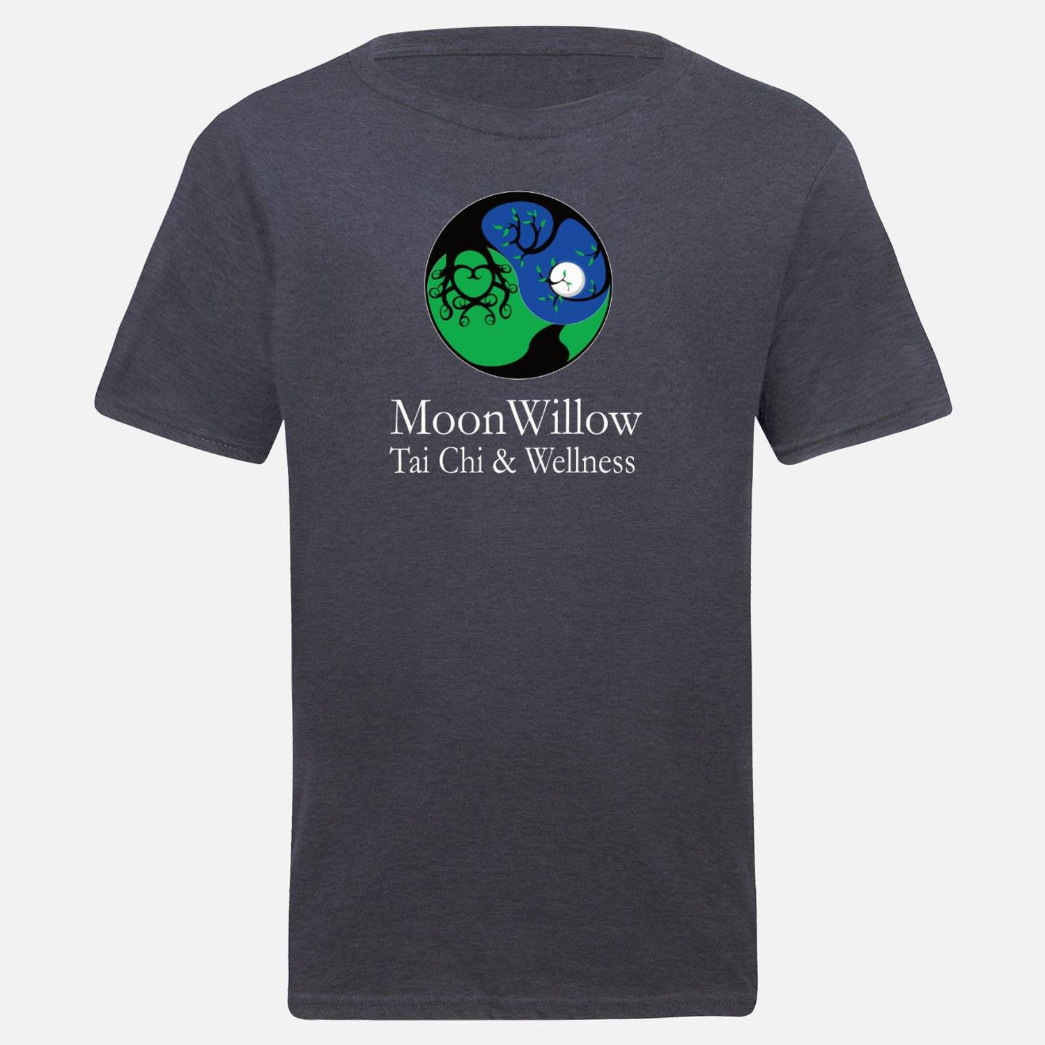 MoonWillow Men's T-Shirt - Stop, Feel your Feet, Breathe...Ask "What am I Gratef
