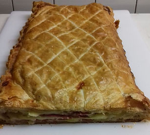 feuilleté au jambon