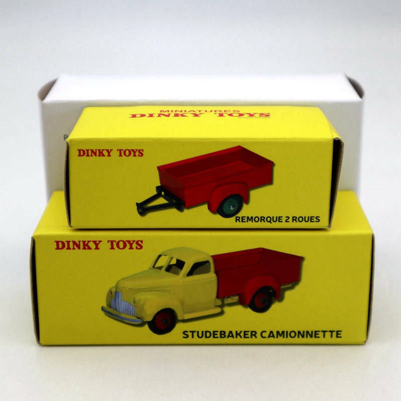 サムネイル： 1947年式 スチュードベーカー カミオネット バチー ピックアップトラック & トレーラー 25S & 25P アトラス ディンキー