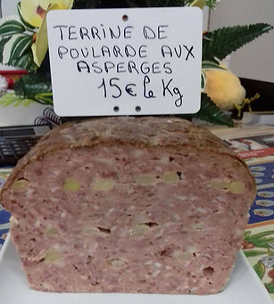 terrine poularde aux asperges