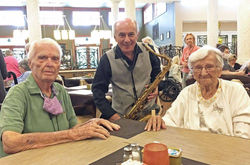 77th Wedding Anniversary Celebration Sax