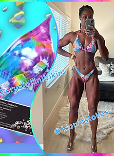 Crystallinibikini posing suit