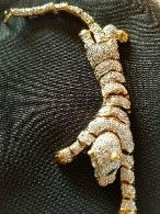 Thumbnail: Vintage High-End Articulated Panther Bracelet