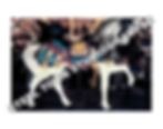 PCR 0165 Idora Park Carousel White Armored Horse Photo