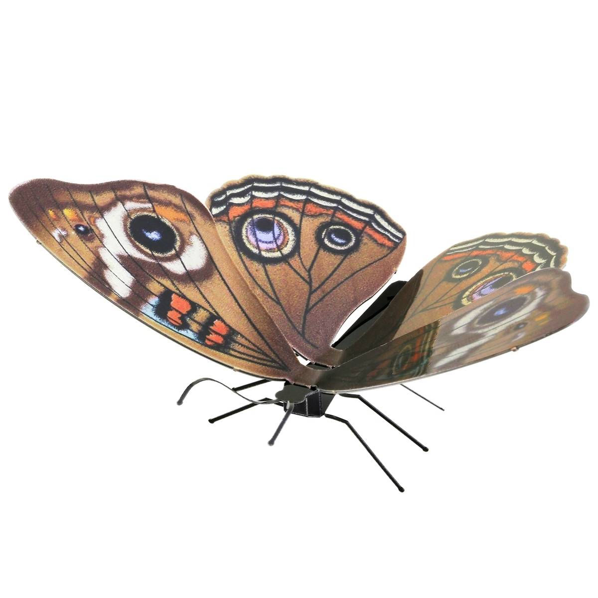 Metal Earth Buckeye Butterfly Coloured Stainless Steel 3D Metal DIY Model Kit