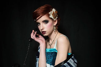 stage, theatre, costumer, costume design, fashion, art, digital marketing, historical, red hair, 1920's, flapper, speakeasy,