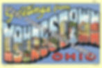 PCR 007 GREETINGS FROM YOUNGSTOWN ART POSTCARD