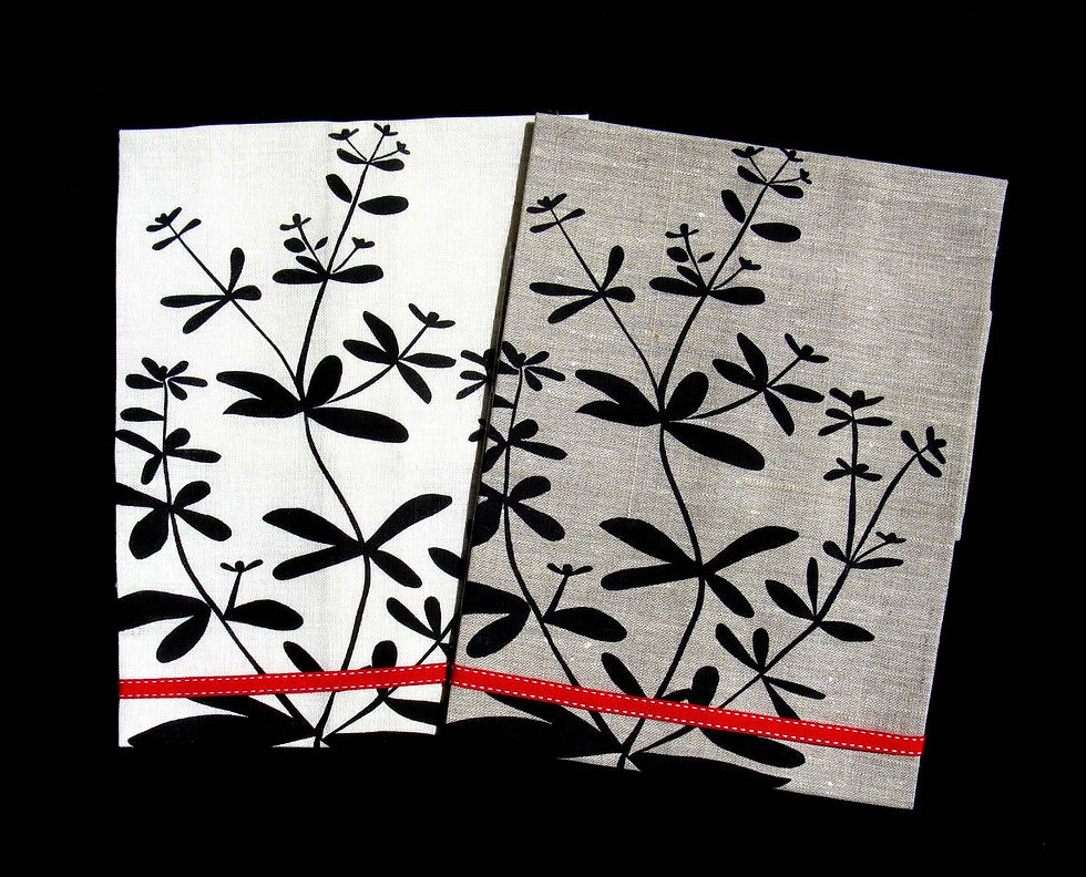 Thumbnail: Linen tea towel-Large fern
