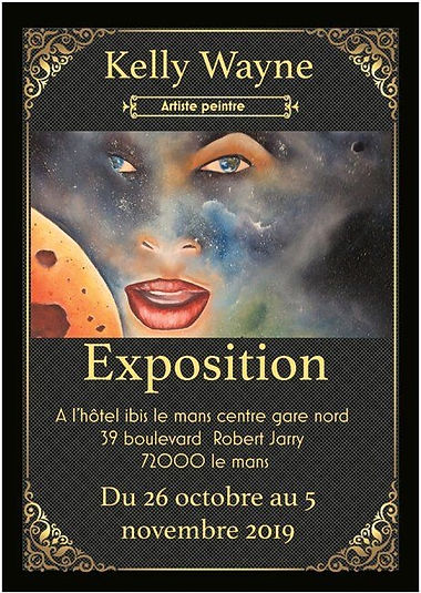 Exposition Univers 2019 Kelly Wayne – Artiste peintre mauricienne et femme trans au Mans, en France