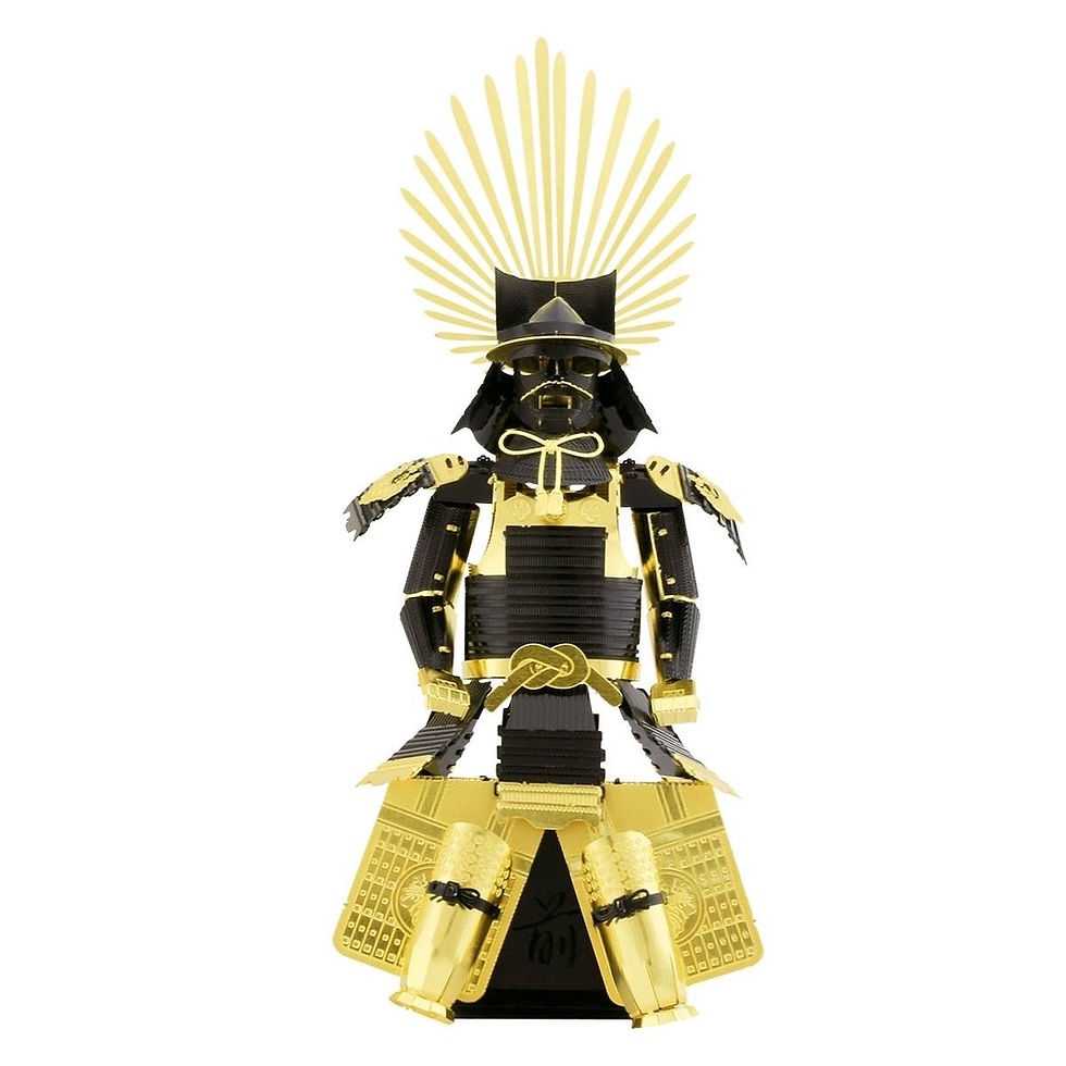Miniatura: Metal Earth Japoński Toyotomi Warriors Armor 3D laserowo wycinany stalowy model DIY Kit