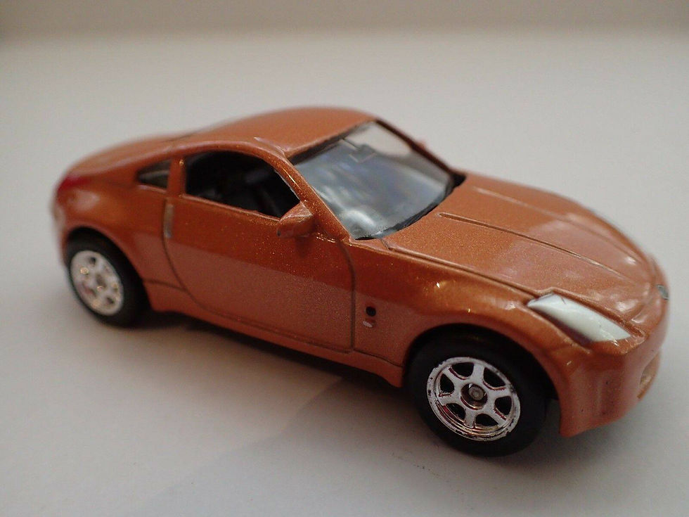 Miniature : Nissan Fairlady Z 370Z Voiture moulée sous pression Orange métallisé série 1 Welly #52246