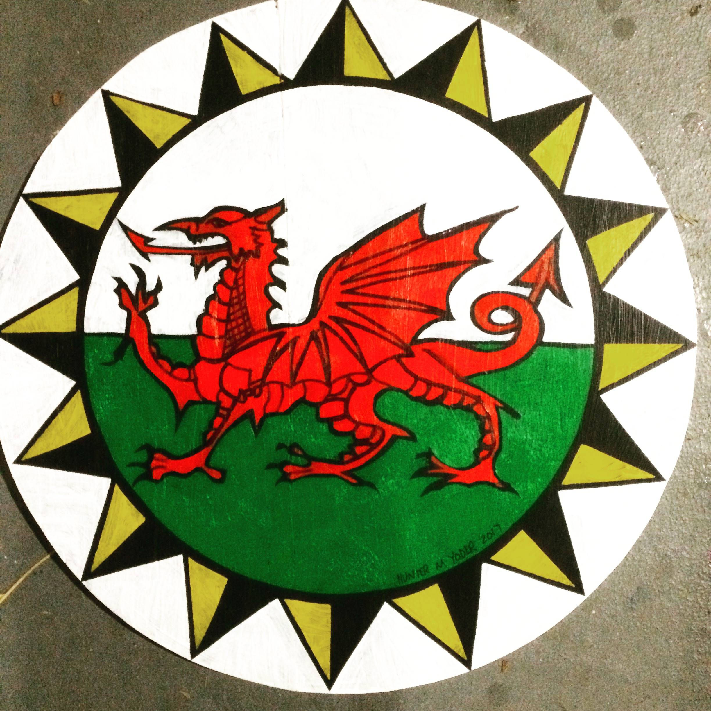 Cymru Hex 12" round