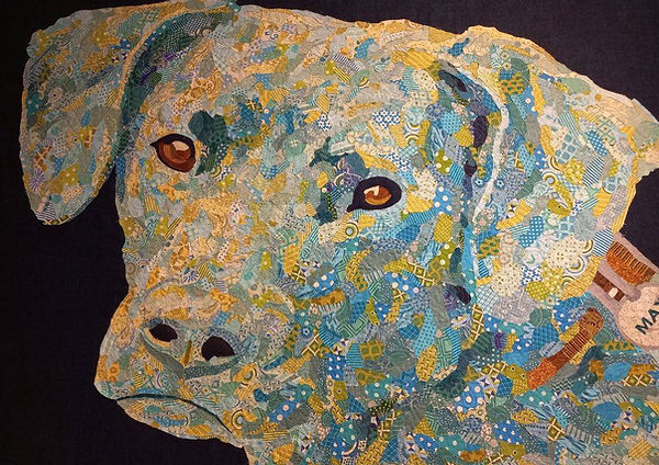 Collage quilten, leuk om te maken.