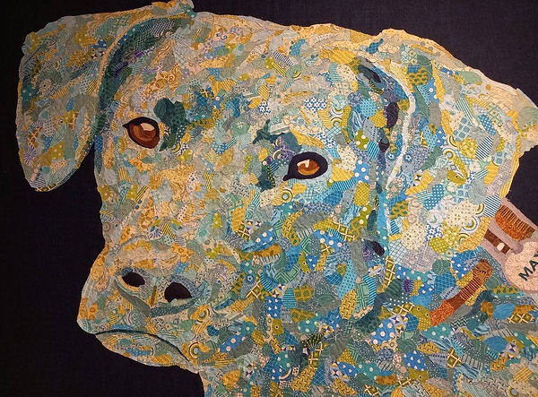 Collage quilten, leuk om te maken.