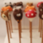 mickey mouse cake pops, birthday party favors