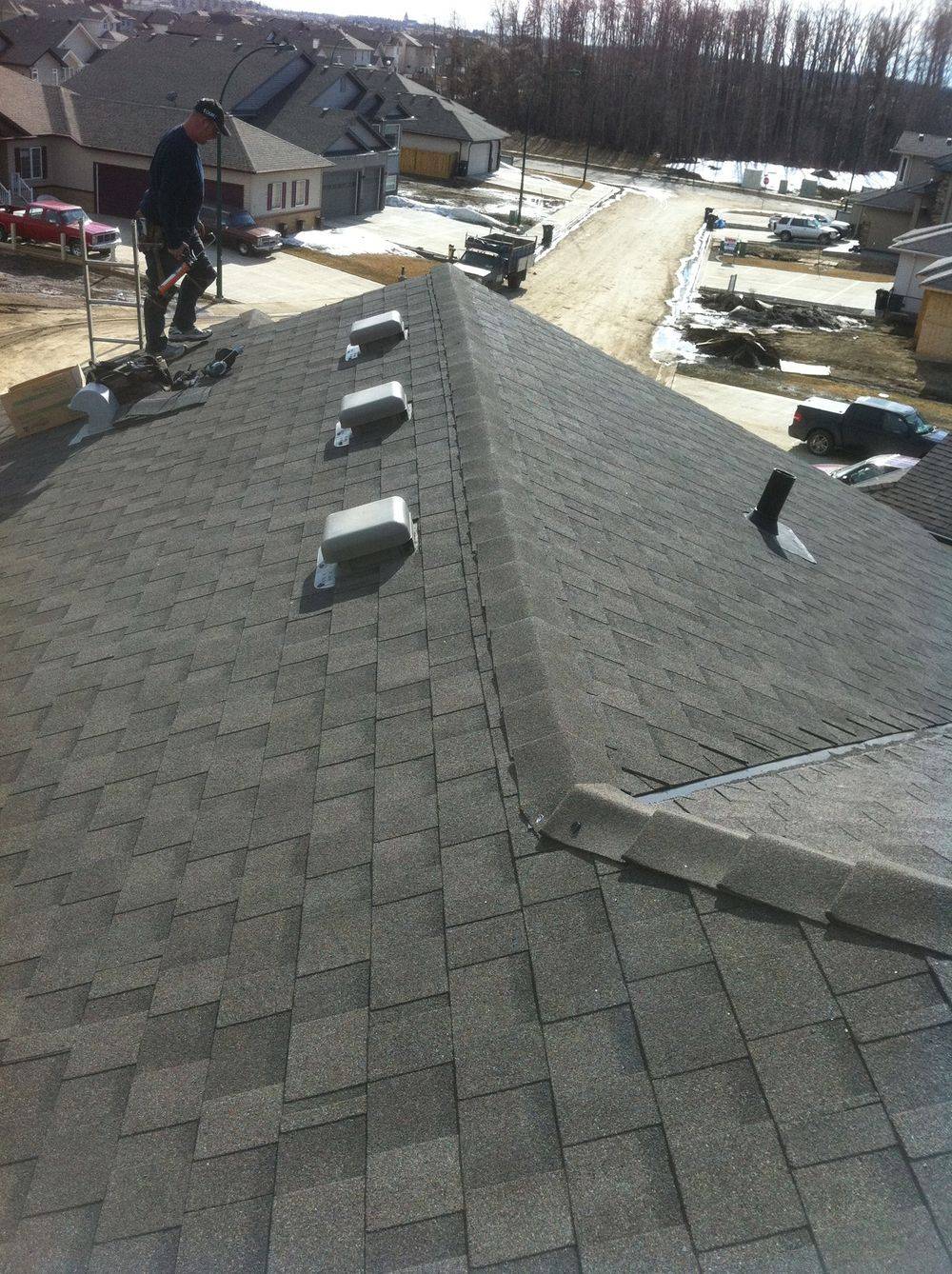Eavestroughs soffits fascia and siding by Lanco Roofing