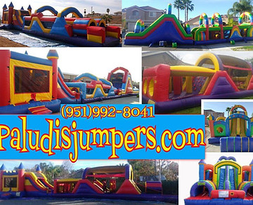 bounce house jumper for rent in Moreno Valley Riverside Menifee Beaumont Yucaipa Perris obstacle course Paludis Hemet San Jacinto Orangecrest Woodcrest