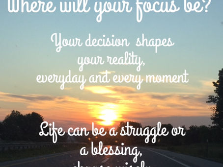 Where will your Focus be?