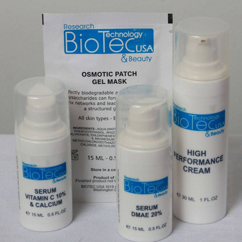 BIOTEC USA skincare travel set 4 products