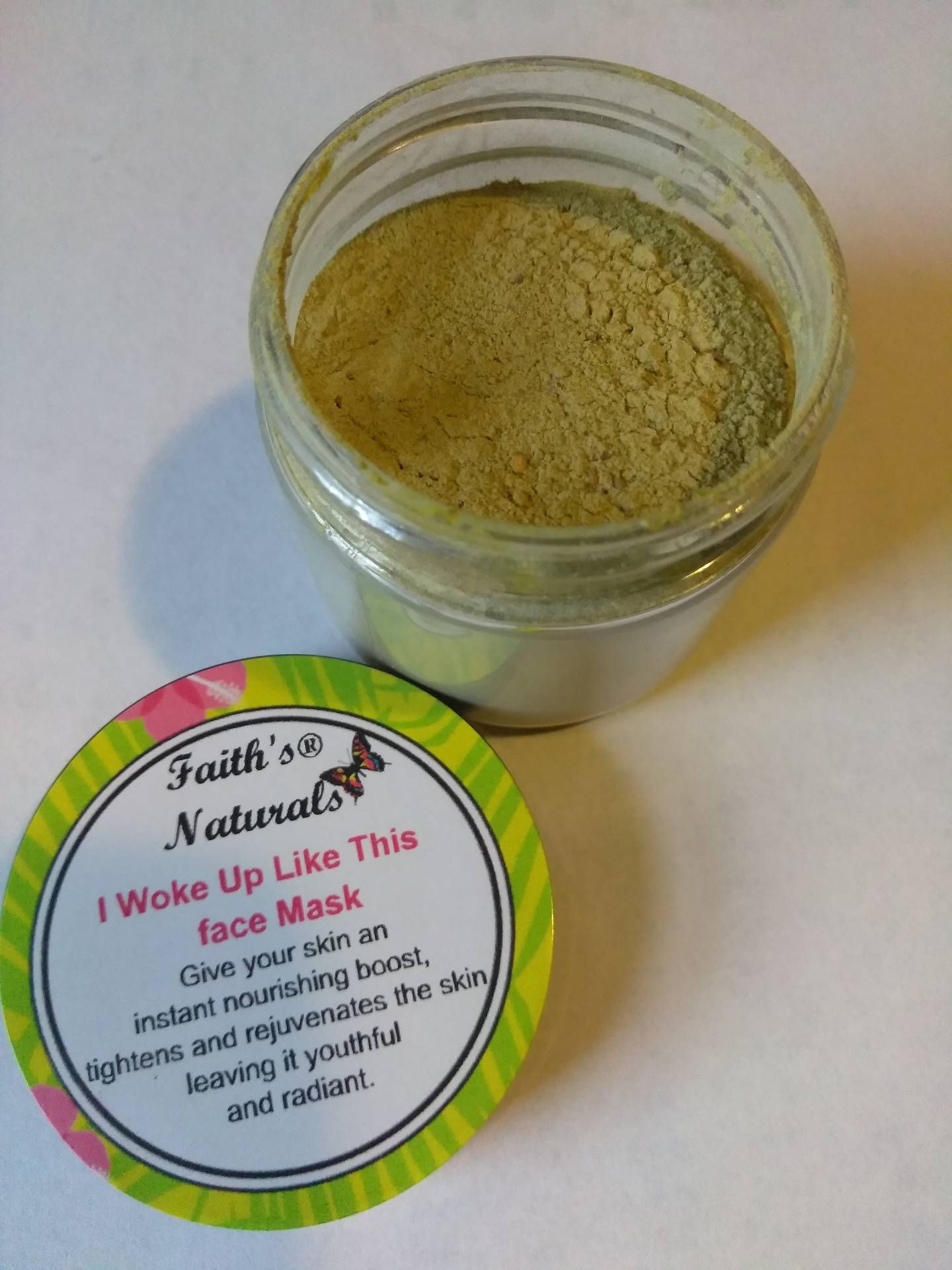 I WOKE UP LIKE THIS FACE MASK 4oz { RADIANT, ANTI-AGING}