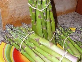 fresh cut asparagus