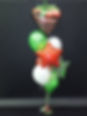 The Foil and Latex combination, helium and weighted