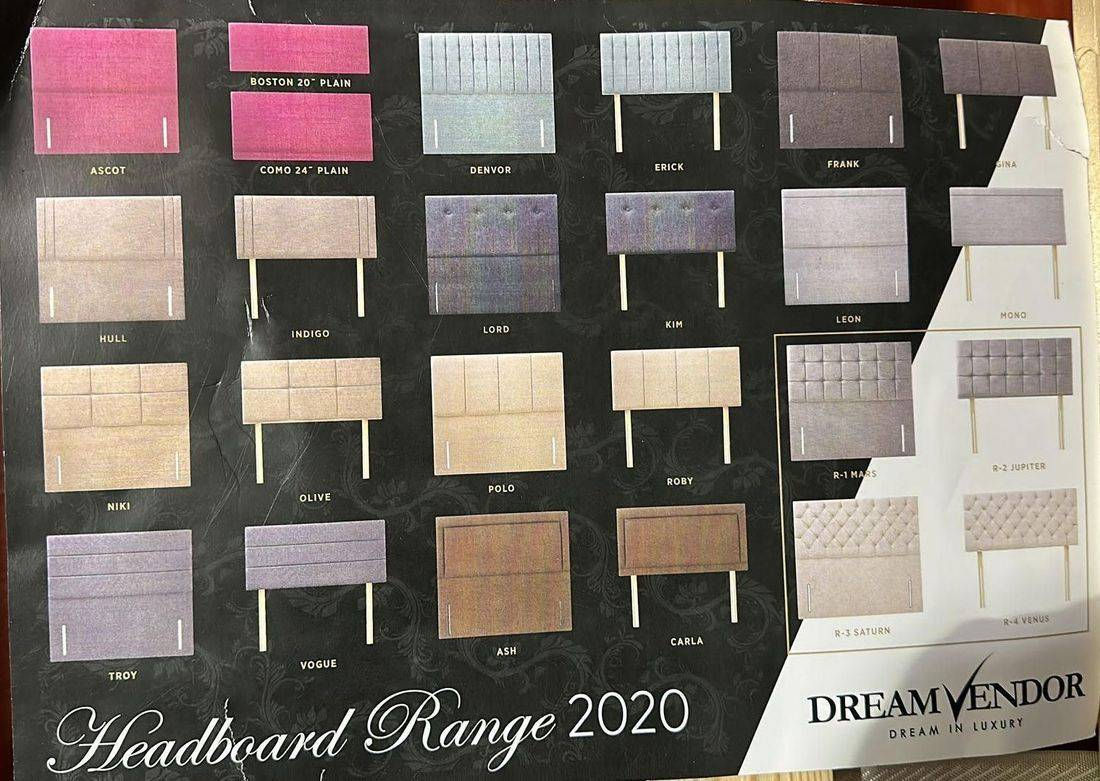 UPGRADED HEADBOARD ON YOUR DIVAN OTTOMAN