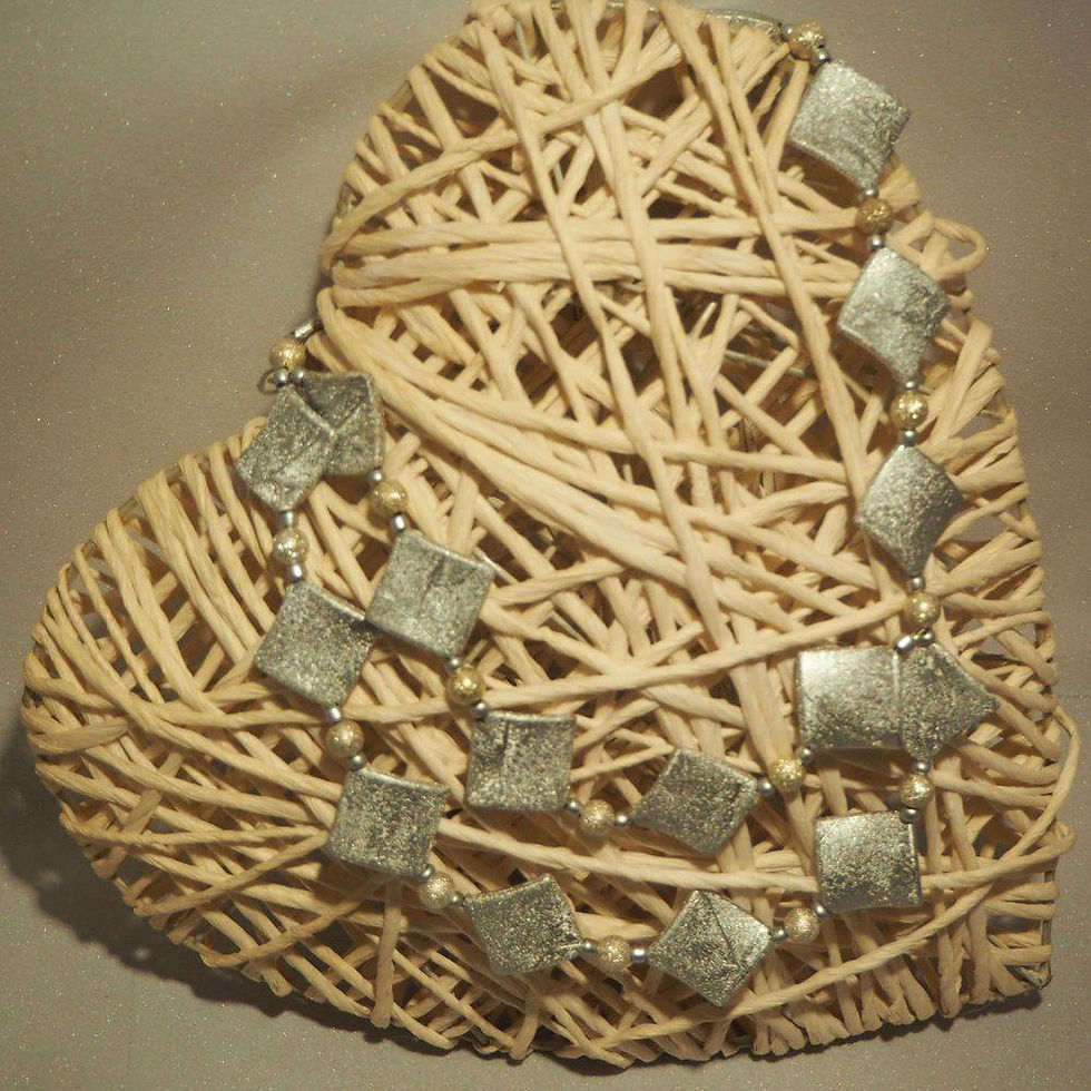 handmade statement unique fashion stylish beaded chunky beautiful necklace