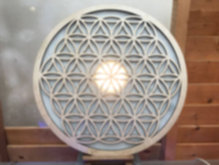 Fleur de vie Arc-en-Ciel (50 Cm)