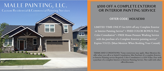 Exterior Painting Promotion