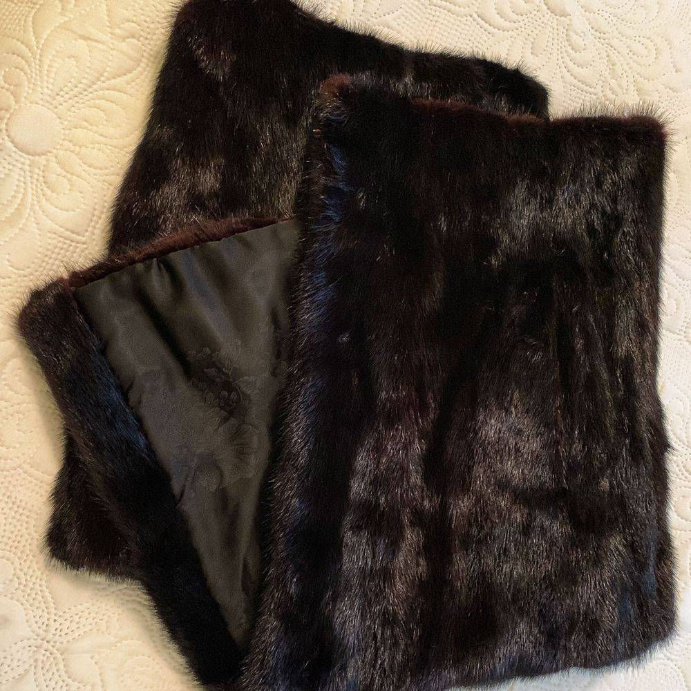 Black Mink Throw Blanket