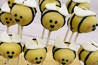 Bumble Bee Cake pops, Custom cake pops, Itz My Party Cakery, Cake Pops